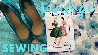 How to Sew A Vintage Dress With McCalls M8401 Vintage Reproduction Sewing Pattern