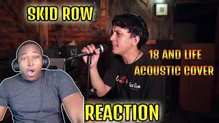 (FIRST TIME REACTION) Dimas Senopati - 18 And Life (Skid Row Acoustic Cover) )