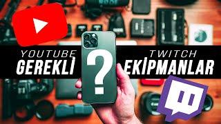 YOUTUBER ve YAYINCILAR için Gerekli Ekipmanlar ( Tavsiyelerim )