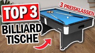 Beste BILLIARDTISCHE im Vergleich | Top 3 Billiardtische 2025