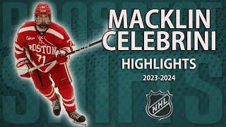 Macklin Celebrini | 2023-24 Highlights