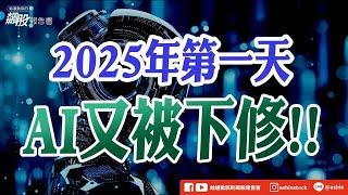 2025年第一天,AI又被下修了!!! #碳權概念 #虎門科技 #倍力 #觀光 #燦星旅 #富野 #AI又被下修 #廣達 #鴻海 #2025年CSP資本支出 #GPU #過剩 #盤後影片