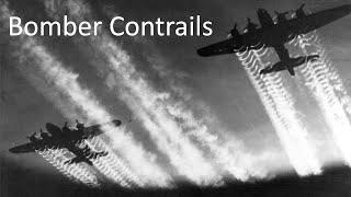 WWII B-17 Bomber’s naturally forming contrails, no chemical-trails going on here