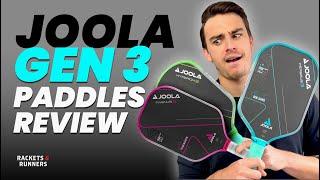 These Gen 3 Joola paddles are absolutely INSANE!! Gen 3 Joola Paddles Review | Rackets & Runners