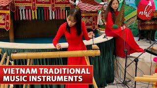 Vietnam Traditional Music Instruments Dan Bau, Tam Thap, Dan Tranh | Amazing Performance at Expo