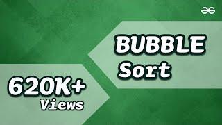 Bubble Sort Algorithm | GeeksforGeeks