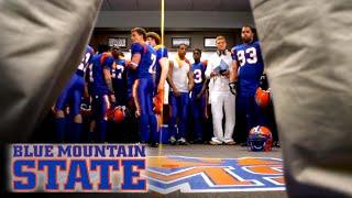 Coach Daniels Pees on the Locker Room Floor | Blue Mountain State