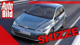 VW Golf 8 (2020): Neuvorstellung - Skizze - Motor - Infos