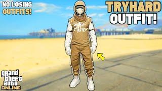 *UPDATE* GTA 5 ONLINE EASY TAN JOGGERS RIPPED SHIRT GLITCH TRYHARD MODDED OUTFIT 1.58! (NO TRANSFER)