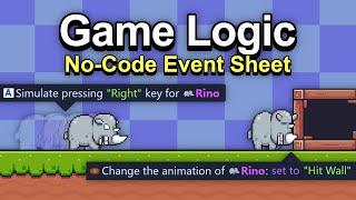 No-Code Game logic - With GDevelop