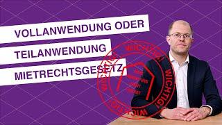 Vollanwendungs- oder Teilanwendungsbereich Mietrechtsgesetz | Hausverwaltung & Immobilien Jaklitsch