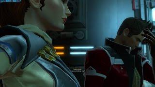 SWTOR The War for Iokath | Flirting with Theron's father, Jace Malcom, in front of Romanced Theron