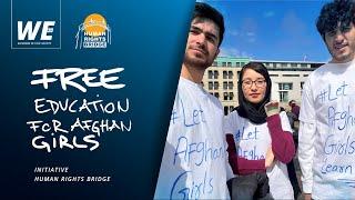 WE AID – support 1:1 online classes with teachers for afghan school girls, Afghan Activists in Exile
