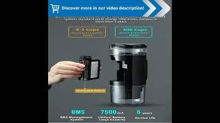 Portable Capsule Coffee Maker: Enjoy Hot Coffee Anywhere with This Battery-Heating Coffee Pot