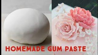 Gum Paste Recipe / Easy Gum Paste Recipe for beginners / Sugar Paste /homemade Gum Paste / #gumpaste