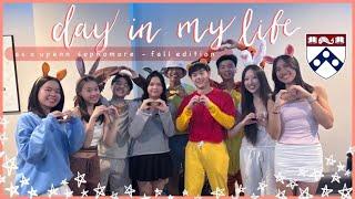 Day in the life of a UPenn Sophomore | Wharton fall classes, dance, halloween