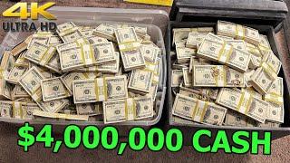 This Is What $4,000,000 Looks Like | What 4 Million In Cash Looks Like | Prop Money Visualization