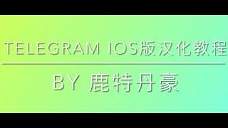 Telegram iOS版汉化教程