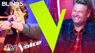 Brayden Lape's Charming Country Twist on Niall Horan's "This Town" | The Voice Blind Auditions 2022