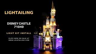 Install Lightailing Light kit In The Lego Disney Castle #71040