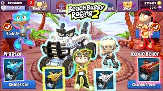 Dragtor Monster ft Rez Leilani El zipo and Roxie Roller - Beach Buggy Racing 2