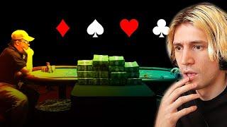 Poker's Greatest Tournament Run | xQc Reacts