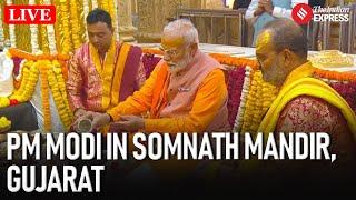 LIVE I Gujarat | PM Narendra Modi performs 'puja' at Somnath Mandir in Gujarat | PM Modi LIVE