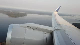 United 757-200 Sunrise Takeoff from Seattle