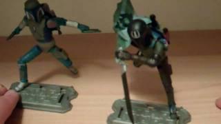 Clone Wars Mandalorian Warrior Posing Review