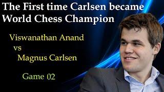 When Magnus become world champion for the first time  |  Viswanathan Anand vs Magnus Carlsen