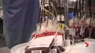 Gay blood donations