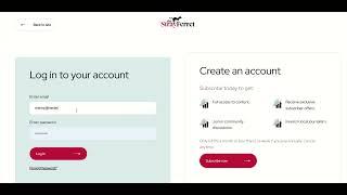 How to login to your subscription account - The Stray Ferret