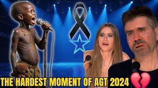 No one could hold back tears boy shakes up got Talent 2024 WITH song to his mother lost ina boat agt