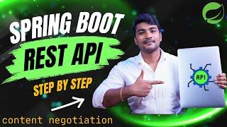 Master Rest API with Spring Boot Step By Step | Content Negotiation in Web API