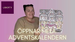 ÖPPNAR LIBERTY LONDON ADVENTSKALENDER 2024 (4000 kr? herregud)