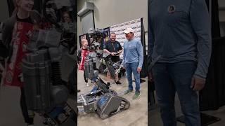 Our Johnny 5 Replica Meets Steve Guttenberg, Newton Crosby PHD! - Short Circuit