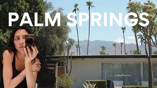 Palm Springs California Travel Vlog 2024 ️ | Things to do, food, museums | 4K