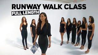 FULL LENGTH Modeling Class | How To Walk Like A Model | Runway & Ramp Walk Tutorial & Tips