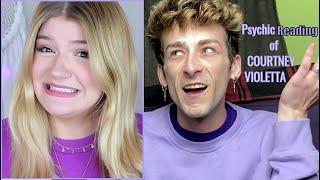 I Did A Psychic Reading Of YouTuber Courtney Violetta and *THIS* Happened..