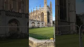 Cambridge University – stunning architecture & historic charm! #Cambridge #UKTravel #travelshorts