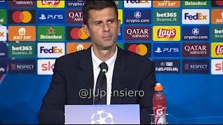 THIAGO MOTTA post Juve-PSV Eindhoven 3-1 conferenza stampa: "Quasi più contento dopo Empoli..."