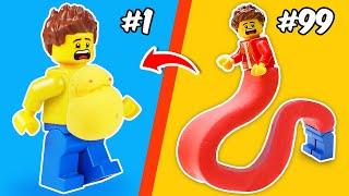 I Build 100 Versions of CURSED LEGO Minifigures That Surprise You | FUNZ Bricks