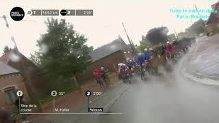 Cadute alla paris-roubaix uomini 2021 Crashes in paris-roubaix men