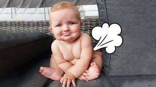 Laugh Out Loud with Funny Baby Fart Moments - Funny Baby Videos