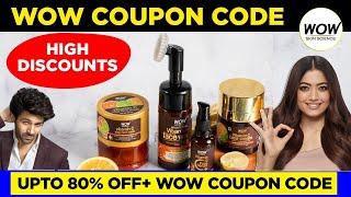 Wow Coupon Code 2023 (100% Working ) | UPTO 80% + wow discount code | wow Promo code