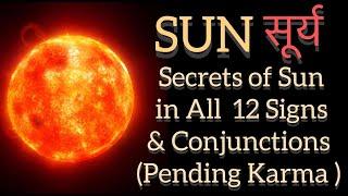 Resolution of ️ SUN in all 12 Houses and Real meaning of Life energy ( Don’t miss introduction)