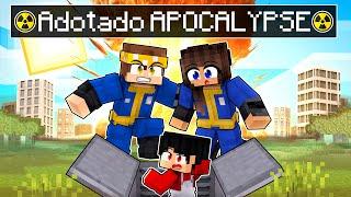 ADOTADO pela FAMILIA PÓS APOCALIPSE no Minecraft