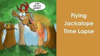 Flying Jackalope