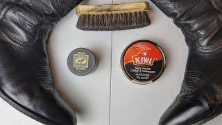 Bickmore Creme Polish vs Kiwi Shoe Polish on Cowboy Boots