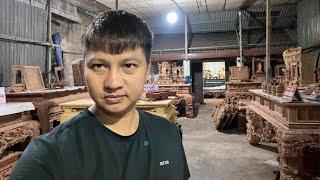Đồ Gỗ Linh Hương phát trực tiếp chia sẻ về nội thất phòng thờ tù đường , nhà thờ họ !